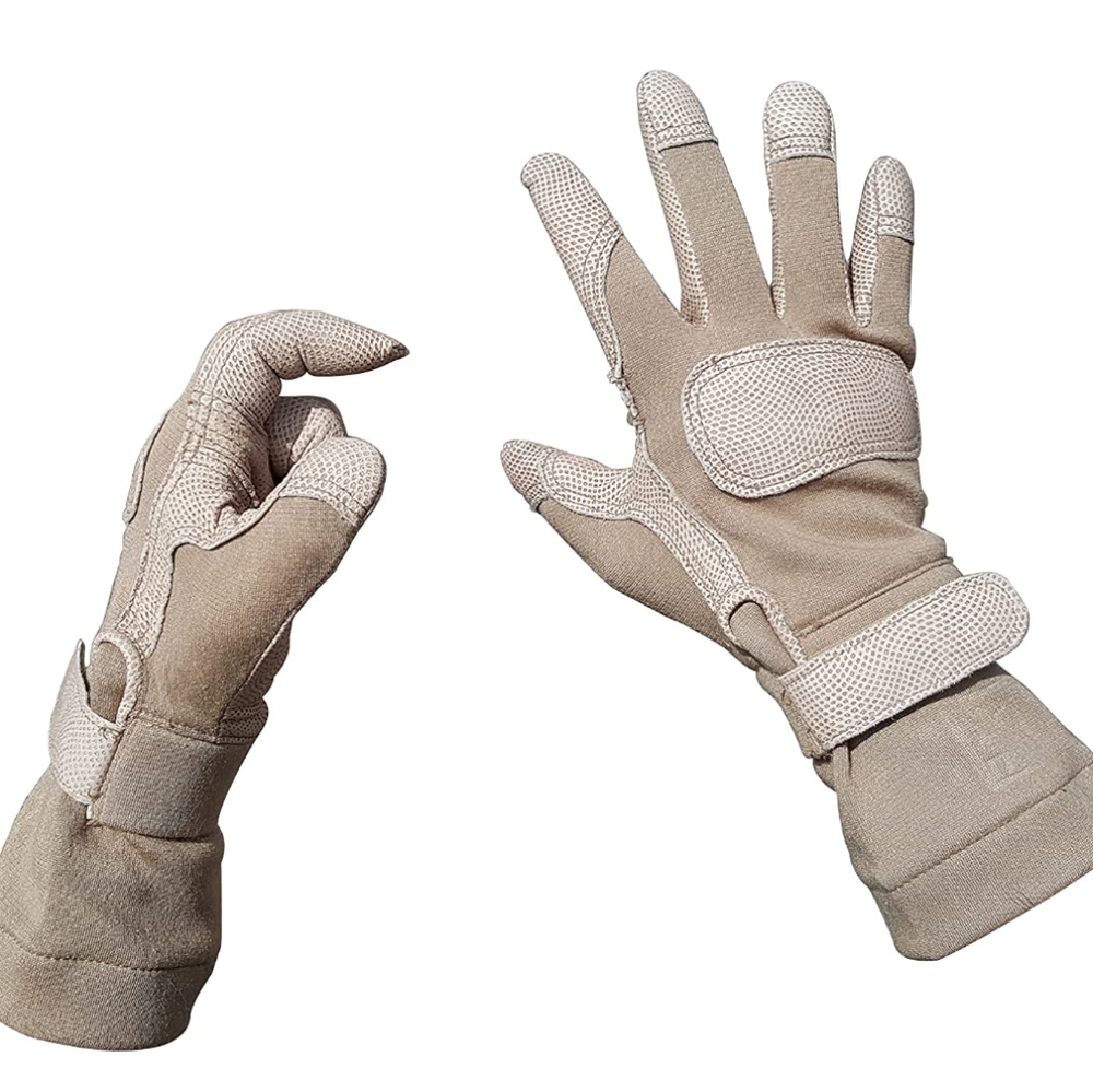 Ansell Hawkeye 46-409 Tan Frog Combat GEC Gloves MEDIUM NEW